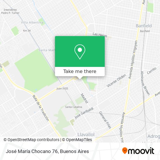 José María Chocano 76 map