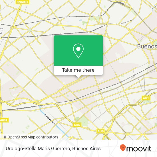 Urólogo-Stella Maris Guerrero map