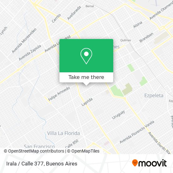 Mapa de Irala / Calle 377