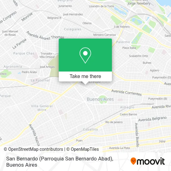San Bernardo (Parroquia San Bernardo Abad) map