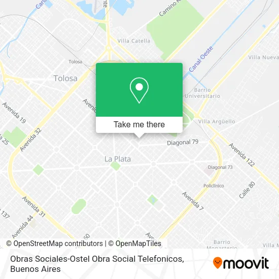Obras Sociales-Ostel Obra Social Telefonicos map