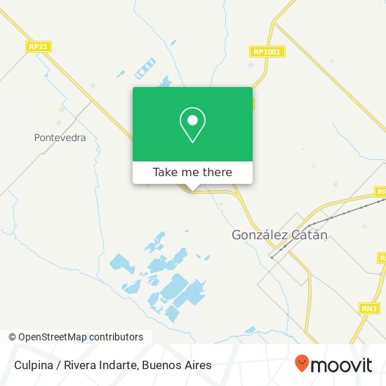 Mapa de Culpina / Rivera Indarte