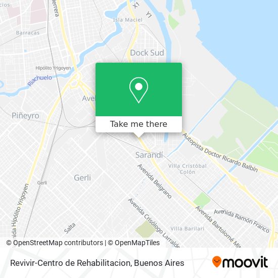 Revivir-Centro de Rehabilitacion map