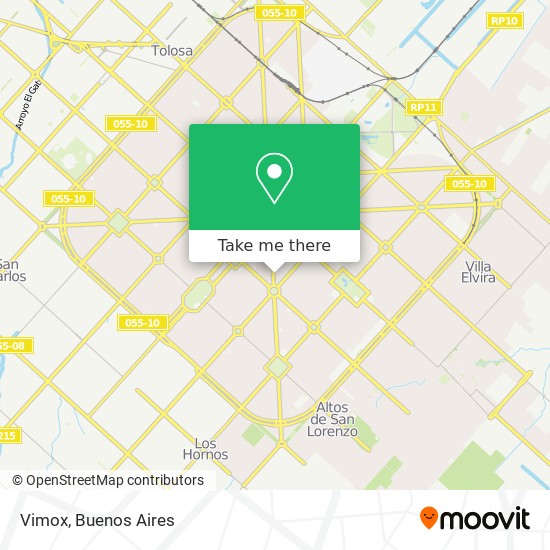 Mapa de Vimox