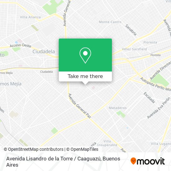Mapa de Avenida Lisandro de la Torre / Caaguazú