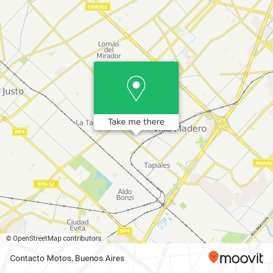 Contacto Motos map