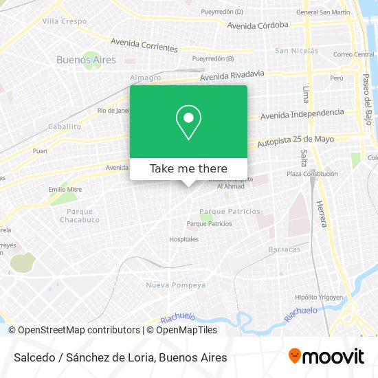 Salcedo / Sánchez de Loria map