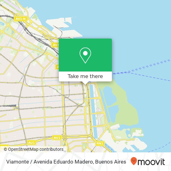 Viamonte / Avenida Eduardo Madero map