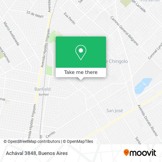 Achával 3848 map