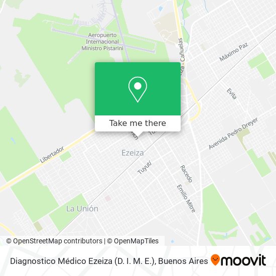 Diagnostico Médico Ezeiza (D. I. M. E.) map