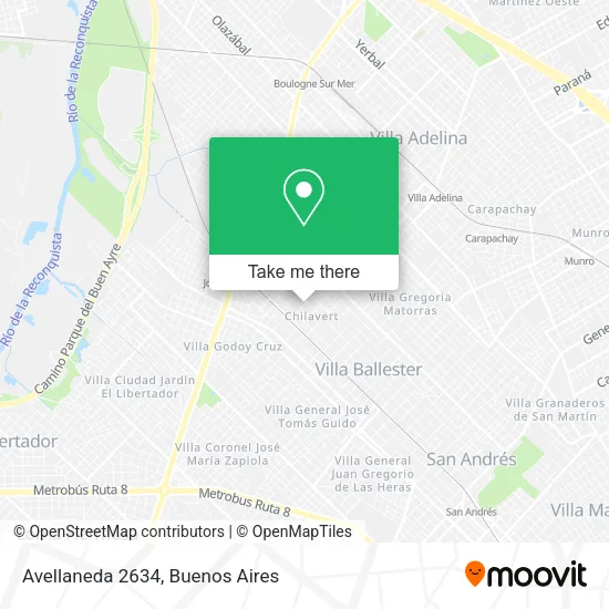 Avellaneda 2634 map
