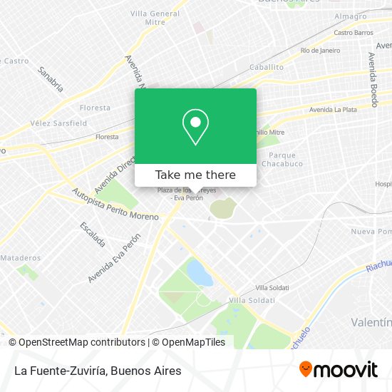 La Fuente-Zuviría map