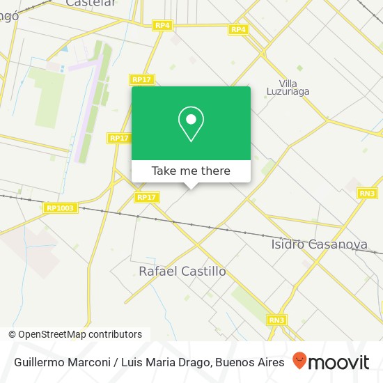 Guillermo Marconi / Luis Maria Drago map