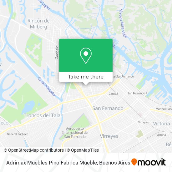 Adrimax Muebles Pino Fábrica Mueble map
