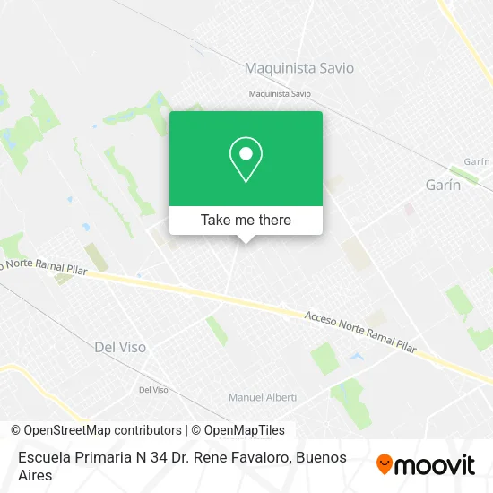 Escuela Primaria N 34 Dr. Rene Favaloro map