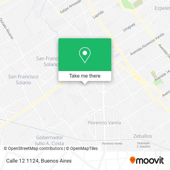 Calle 12 1124 map