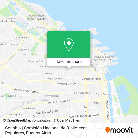 Mapa de Conabip | Comisión Nacional de Bibliotecas Populares