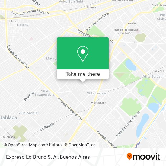 Expreso Lo Bruno S. A. map