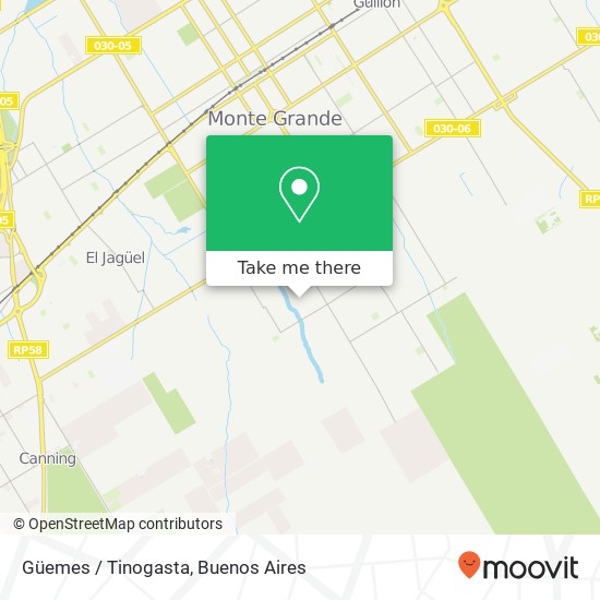 Mapa de Güemes / Tinogasta