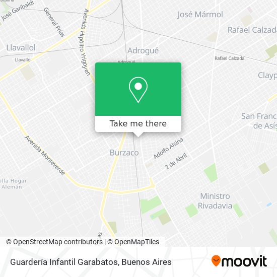 Mapa de Guardería Infantil Garabatos