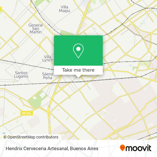 Hendrix Cerveceria Artesanal map