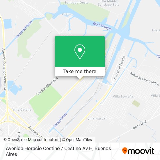 Mapa de Avenida Horacio Cestino / Cestino Av H