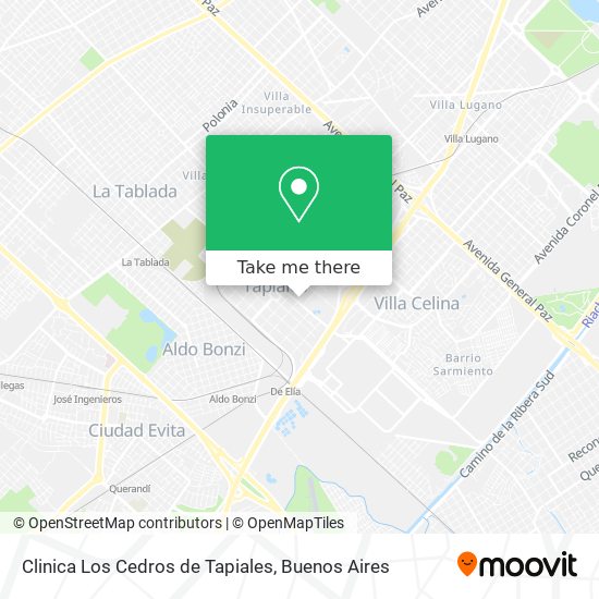 Clinica Los Cedros de Tapiales map