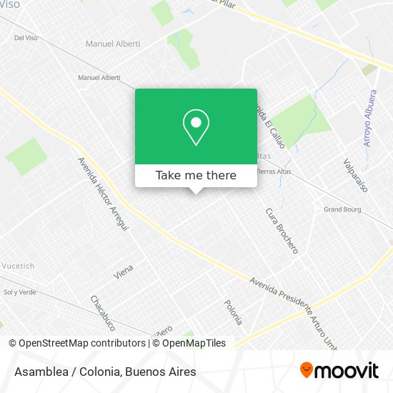Asamblea / Colonia map
