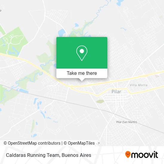 Caldaras Running Team map