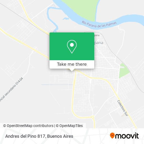 Andres del Pino 817 map