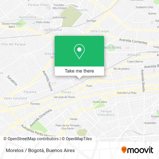 Mapa de Morelos / Bogotá