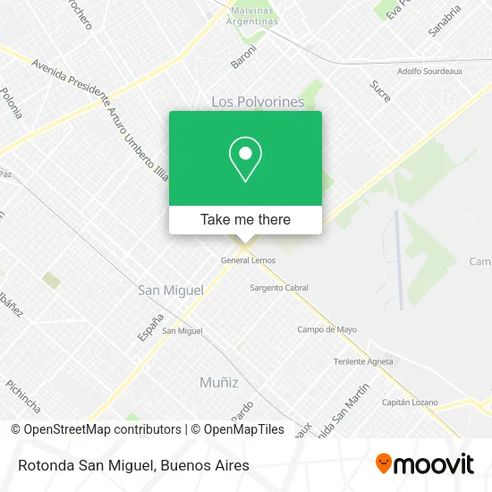 Mapa de Rotonda San Miguel