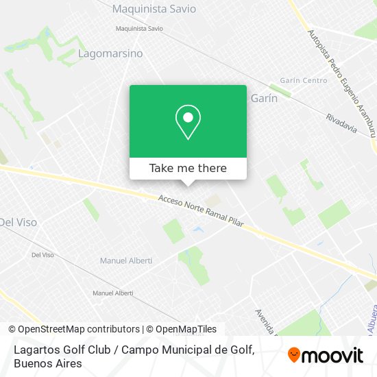 Mapa de Lagartos Golf Club / Campo Municipal de Golf