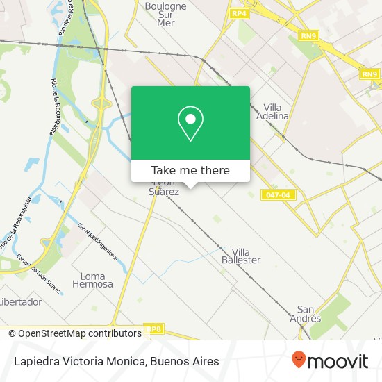 Lapiedra Victoria Monica map