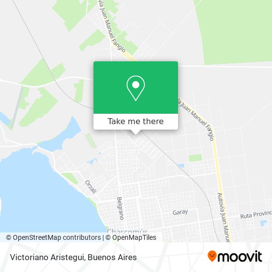 Victoriano Aristegui map