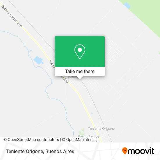 Teniente Origone map