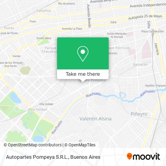 Autopartes Pompeya S.R.L. map