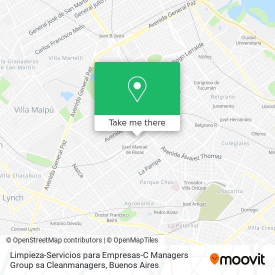 Mapa de Limpieza-Servicios para Empresas-C Managers Group sa Cleanmanagers