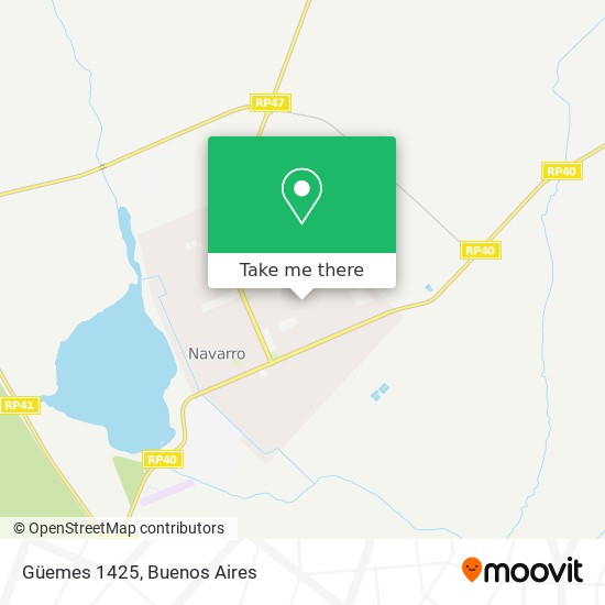 Güemes 1425 map