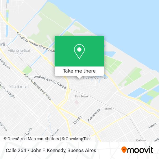 Mapa de Calle 264 / John F. Kennedy