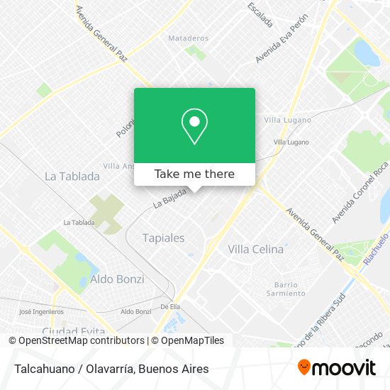 Talcahuano / Olavarría map