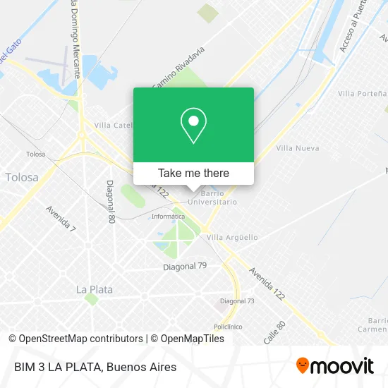 BIM 3 LA PLATA map