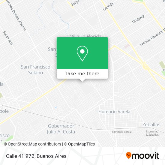 Calle 41 972 map