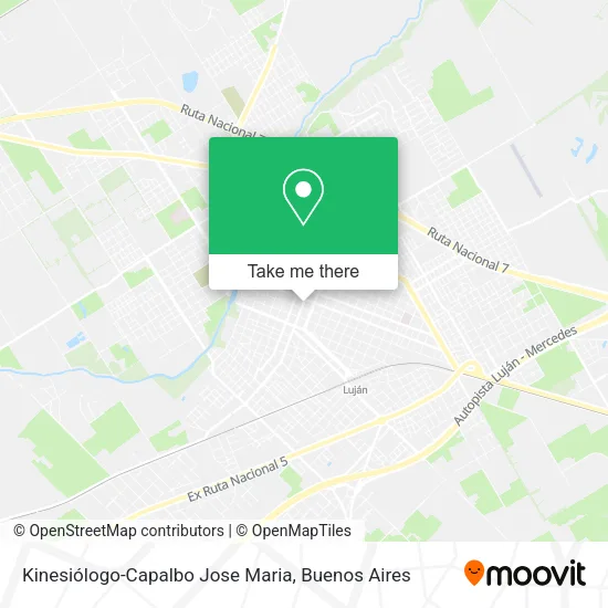 Kinesiólogo-Capalbo Jose Maria map