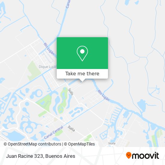 Mapa de Juan Racine 323