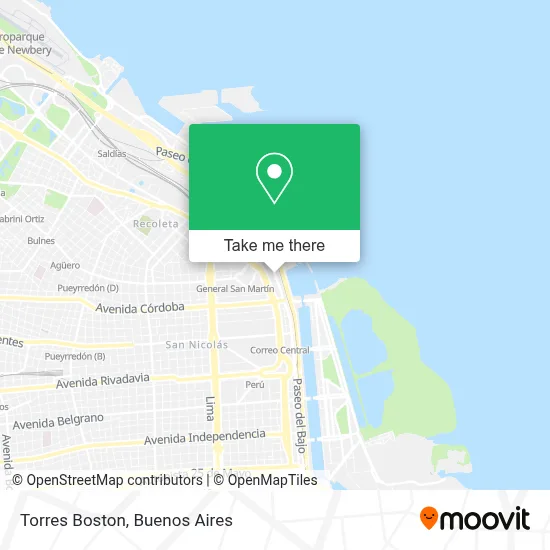 Torres Boston map