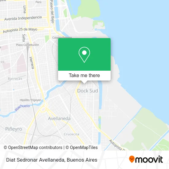 Mapa de Diat Sedronar Avellaneda