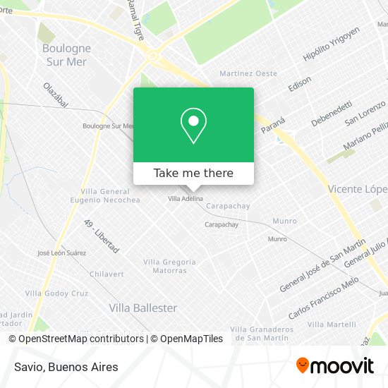 Mapa de Savio