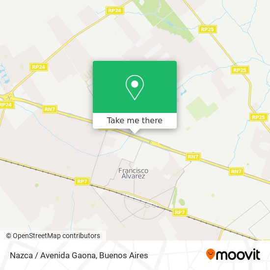 Nazca / Avenida Gaona map