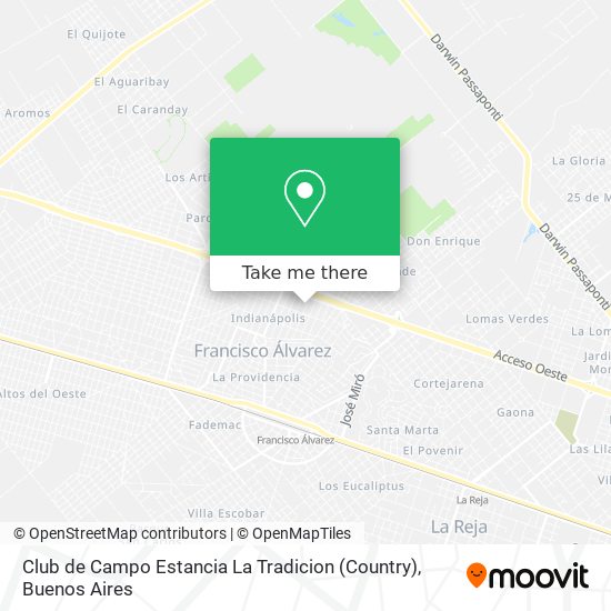 Club de Campo Estancia La Tradicion (Country) map